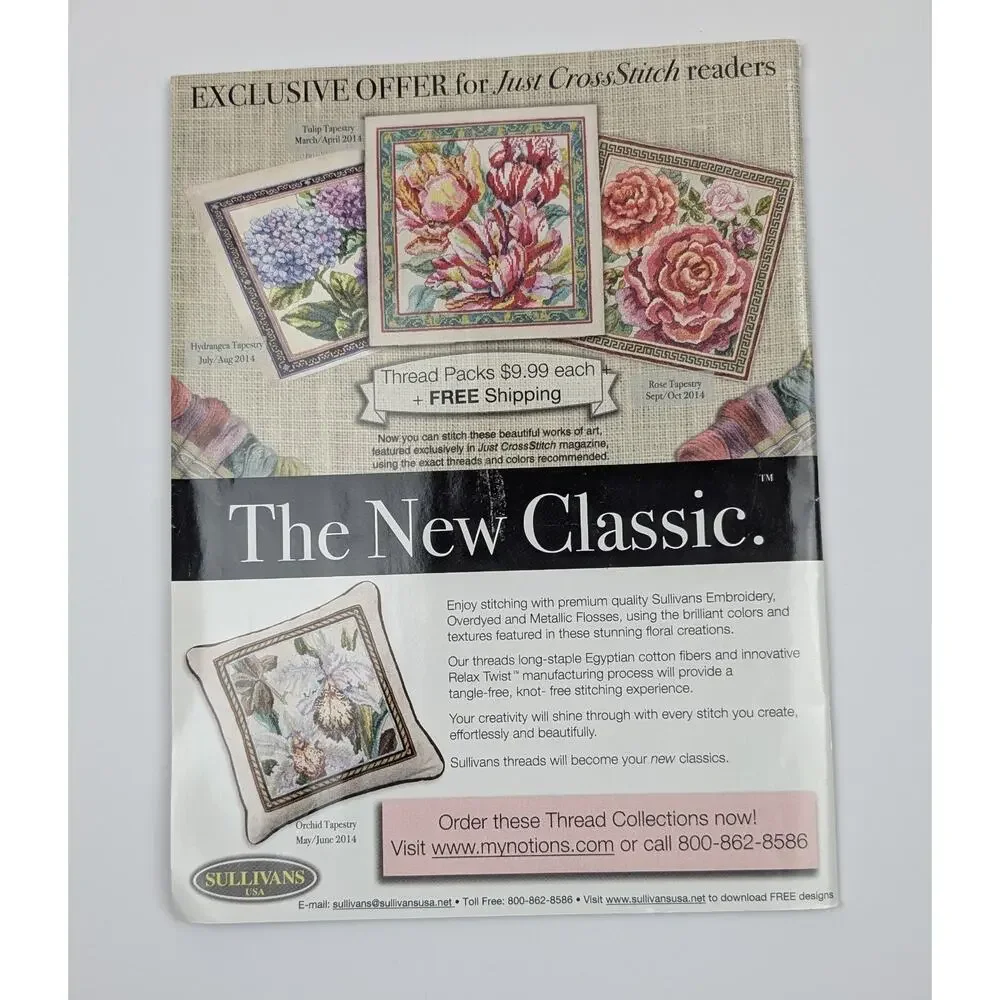 Just Cross Stitch Magazine-November 2014- Patterns Projects Inspiration